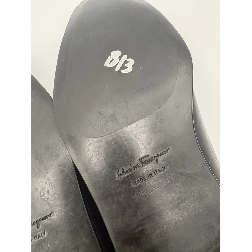 Salvatore Ferragamo Rain Lux Black Loafers Men display picture 2